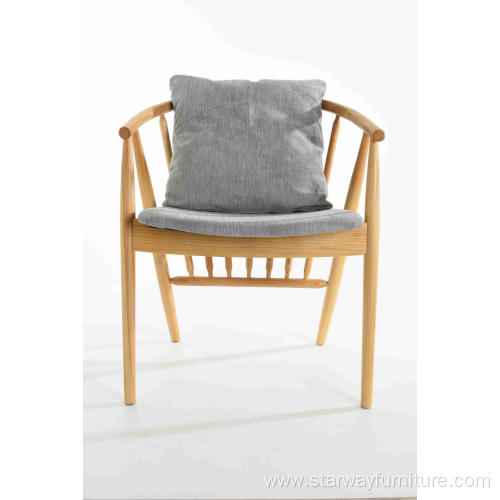 Modern dining leisure Wegner solid wood hotel chair